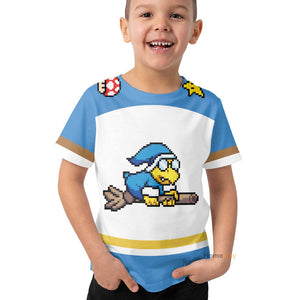 Custom Name And Number 3D Magikoopas Kamek Sports Costume Cosplay - Personalized Kid Tshirt