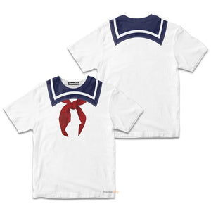 Ghostbusters Stay Puft Marshmallow Cosplay Costume - Kid Tshirt