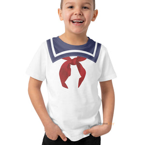 Ghostbusters Stay Puft Marshmallow Cosplay Costume - Kid Tshirt