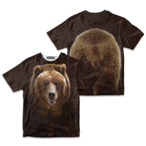 Grizzly Bear - 3D Kid Tshirt