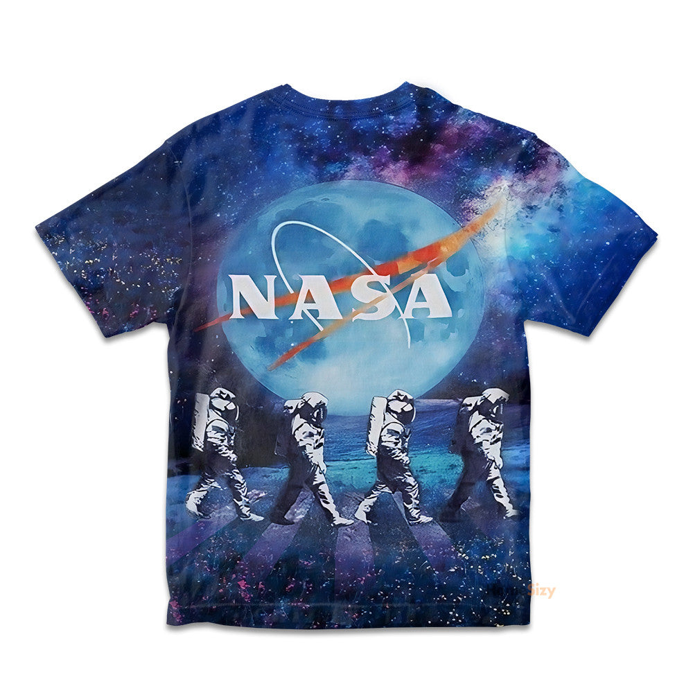 Astronauts Walking in Space - Kid Tshirt