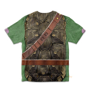 Donatello TMNT Cosplay Costume - Kid Tshirt