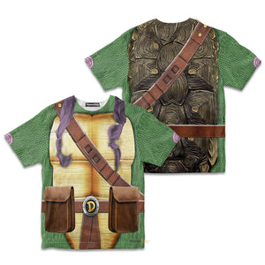 Donatello TMNT Cosplay Costume - Kid Tshirt