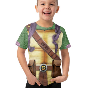 Donatello TMNT Cosplay Costume - Kid Tshirt