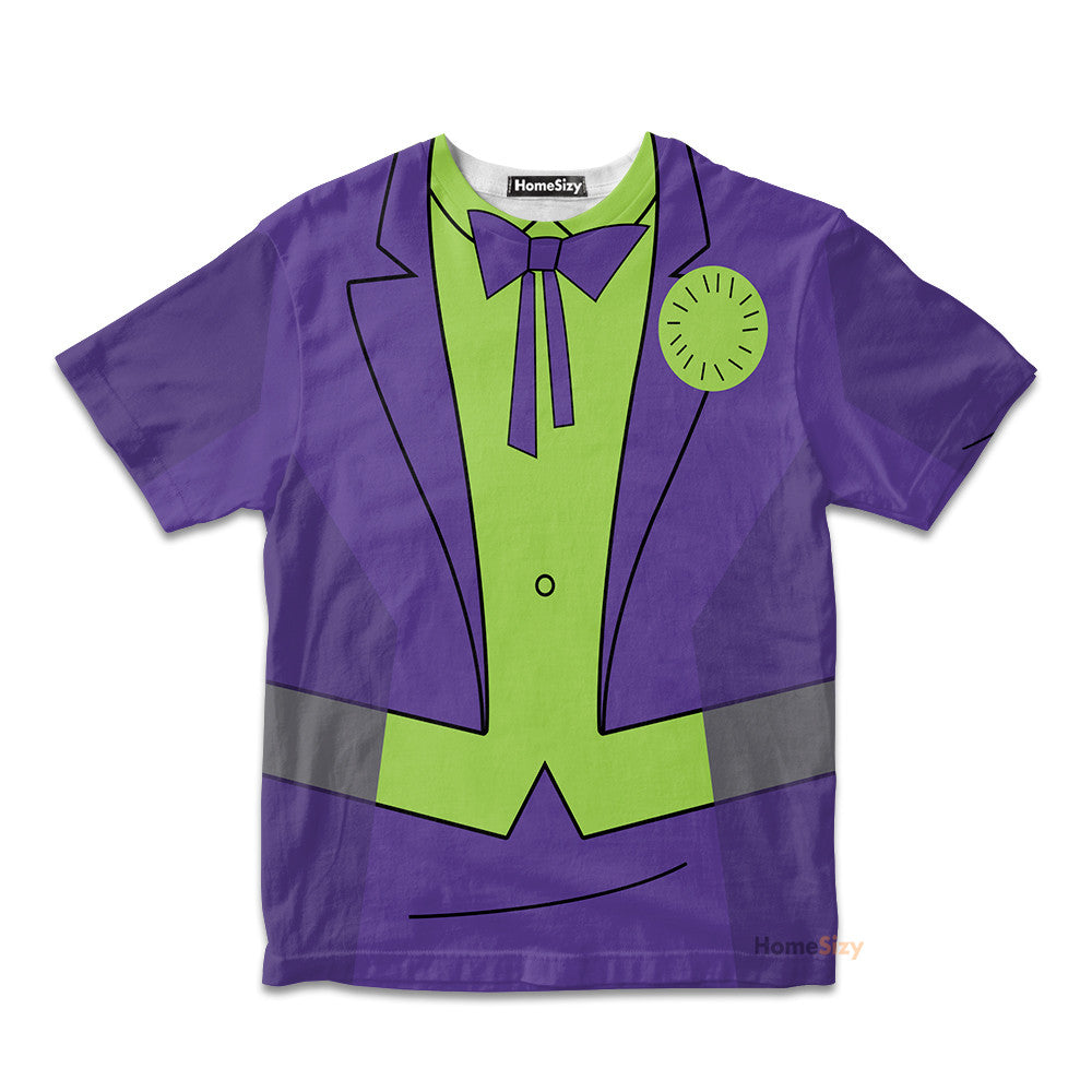 Joker Animated TV Show Cosplay Costume - Kid Tshirt