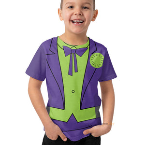 Joker Animated TV Show Cosplay Costume - Kid Tshirt