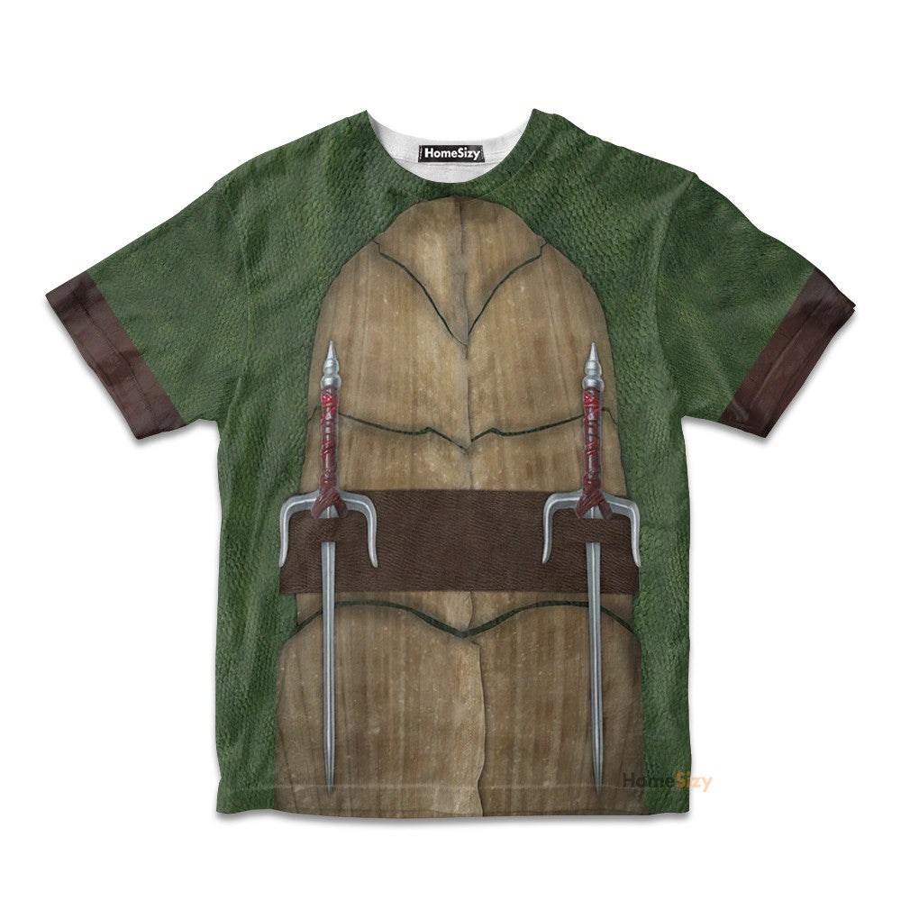 Raphael Raph TMNT Cosplay Costume - Kid Tshirt Ver1