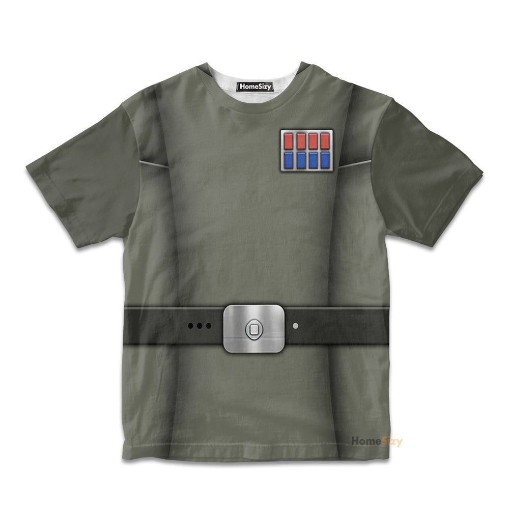 SW Navy Imperial Officer Uniform Cosplay Costume - Kid Tshirt