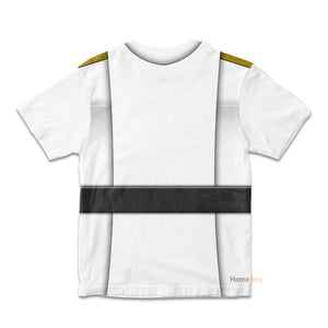 SW Grand Admiral Uniform Cosplay Costume - Kid Tshirt