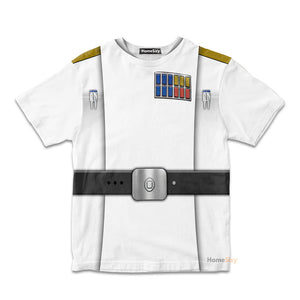 SW Grand Admiral Uniform Cosplay Costume - Kid Tshirt