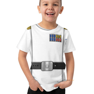 SW Grand Admiral Uniform Cosplay Costume - Kid Tshirt