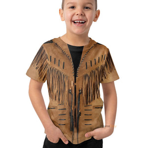 Cowboy Jacket No14 3D Deluxe Cosplay Costume - Kid Tshirt