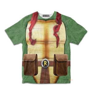 Raphael Raph TMNT Cosplay Costume - Kid Tshirt