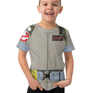 Ghostbusters 1984 Zeddemore Cosplay Costume - Kid Tshirt