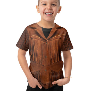 Cowboy Jacket No23 3D Deluxe Cosplay Costume - Kid Tshirt