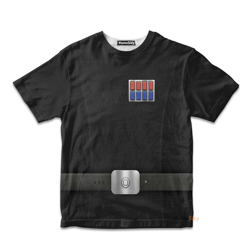 SW Stromtrooper Corps Imperial Officer Uniform Cosplay Costume - Kid Tshirt