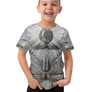 Moon Knight White Cosplay Costume - Kid Tshirt