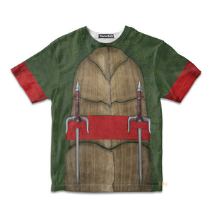 Raphael Raph TMNT Cosplay Costume - Kid Tshirt