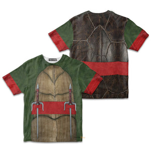 Raphael Raph TMNT Cosplay Costume - Kid Tshirt