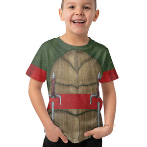 Raphael Raph TMNT Cosplay Costume - Kid Tshirt