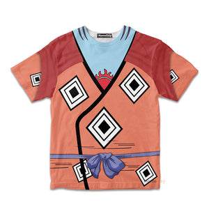 Jinbe One Piece Cosplay Costume - Kid Tshirt