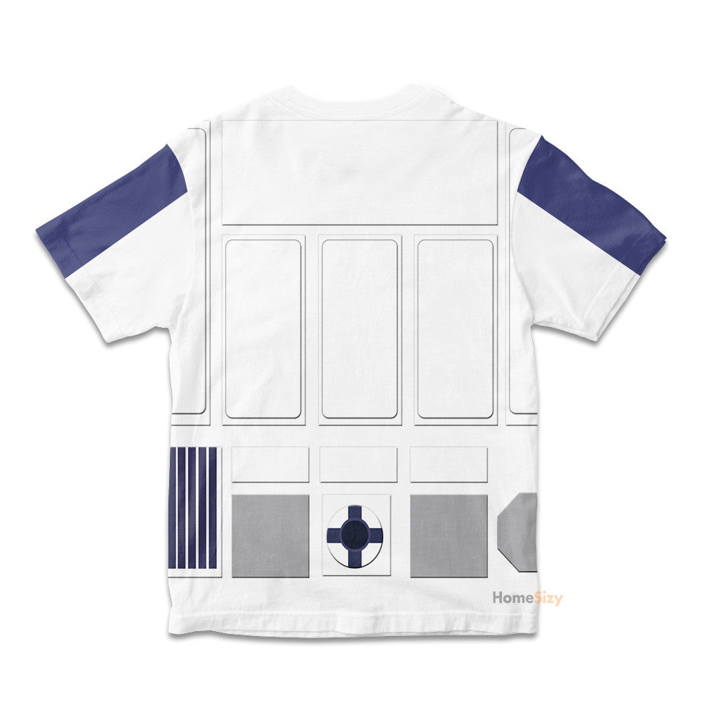 R2D2 Cosplay Costume - Kid Tshirt