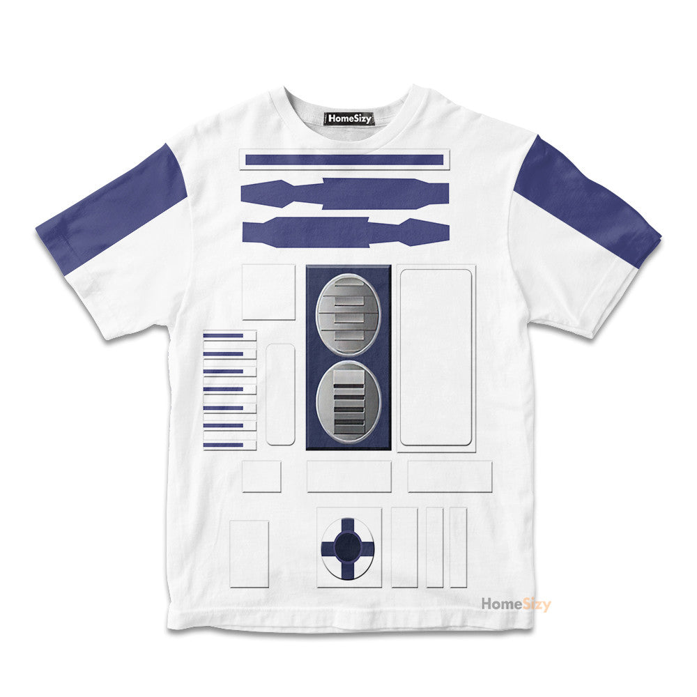 R2D2 Cosplay Costume - Kid Tshirt