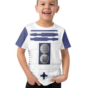 R2D2 Cosplay Costume - Kid Tshirt