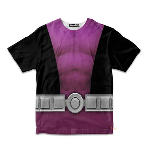 Teen Titan Beast Boy TZip Cosplay Costume - Kid Tshirt