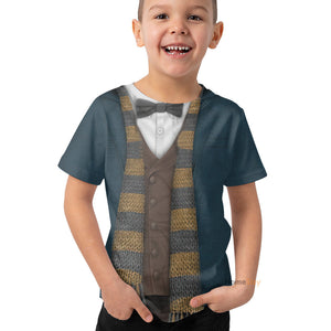 Fantastic Beast Newt Cosplay Costume - Kid Tshirt