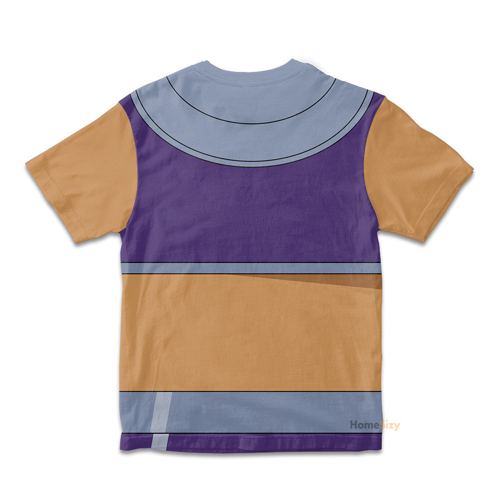 Teen Titan Starfire Cosplay Costume - Kid Tshirt