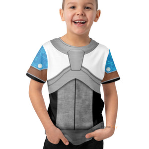 Teen Titan Cyborg TZip Cosplay Costume - Kid Tshirt