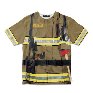 Firefighter Cosplay Costume - Kid Tshirt