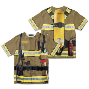 Firefighter Cosplay Costume - Kid Tshirt