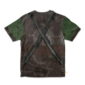 Leonardo TMNT Leo TZip Cosplay Costume - Kid Tshirt