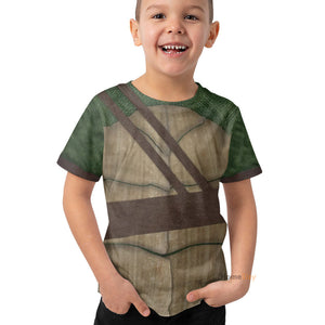 Leonardo TMNT Leo TZip Cosplay Costume - Kid Tshirt