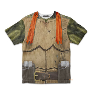 Michelangelo TMNT Mike Mikey Orange Cosplay Costume - Kid Tshirt