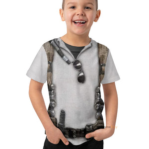 Call Of Duty Captain Soap MacTavish Cosplay Costume - Kid Tshirt