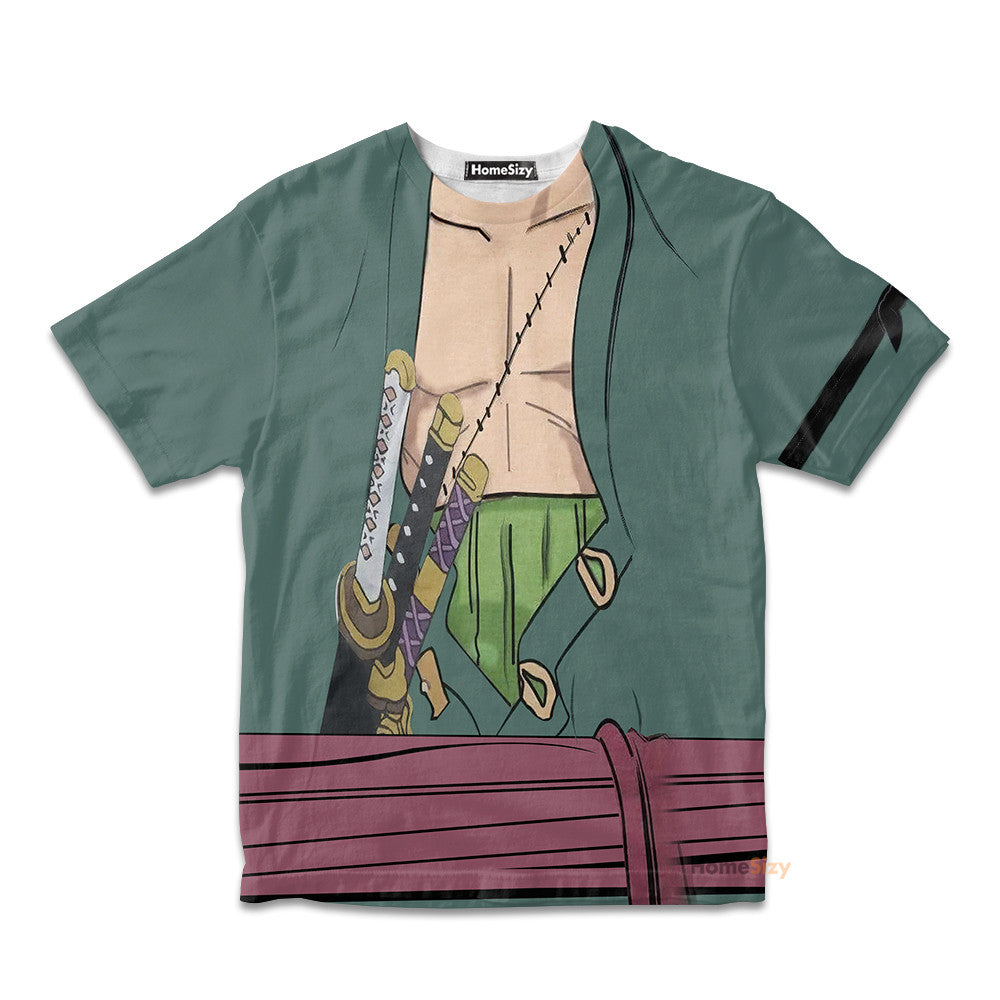 Zoro One Piece Kid Costume Cosplay - Kid T-shirt