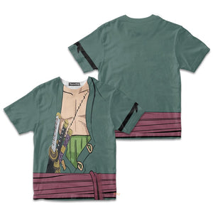 Zoro One Piece Kid Costume Cosplay - Kid T-shirt