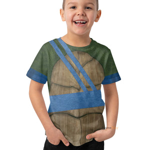 Leonardo TMNT Leo Cosplay Costume - Kid Tshirt