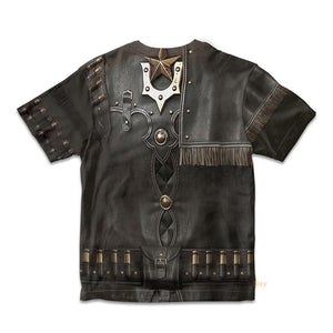 Cowboy Jacket No24 3D Deluxe Cosplay Costume - Kid Tshirt