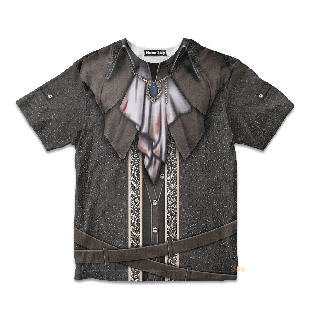 Bloodborne Lady Maria Hunter Cosplay Costume - Kid Tshirt