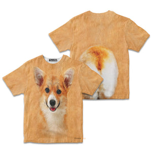 Corgi Custom Kid Tshirt