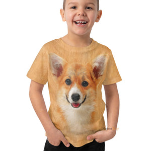 Corgi Custom Kid Tshirt