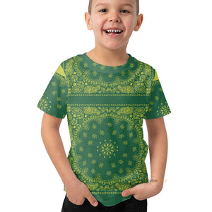 Snoop Green Bandana Cosplay Costume - Kid Tshirt QT307224