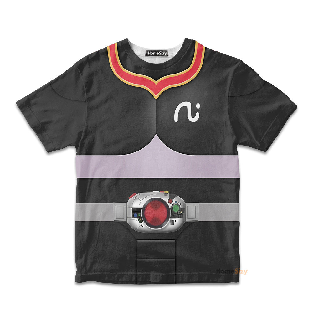 Kamen Rider ZKack RX Cosplay Costume - Kid Tshirt