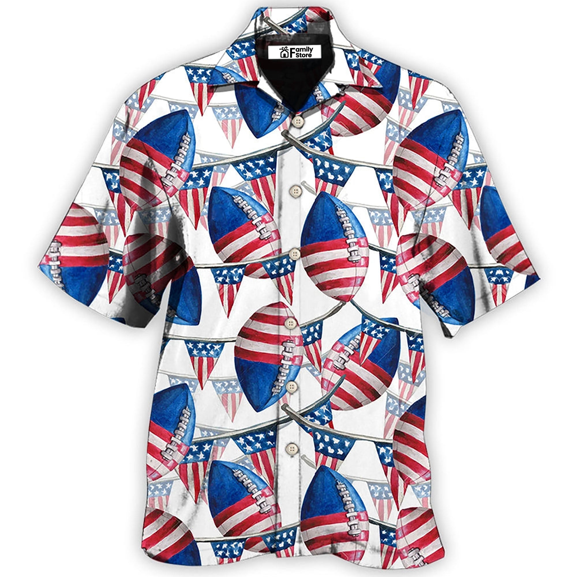 America Independence Day Basic Style -  Hawaiian Shirt