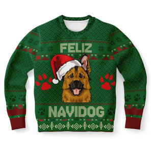 German Shepherd Feliz Navidog Ugly Christmas Sweater