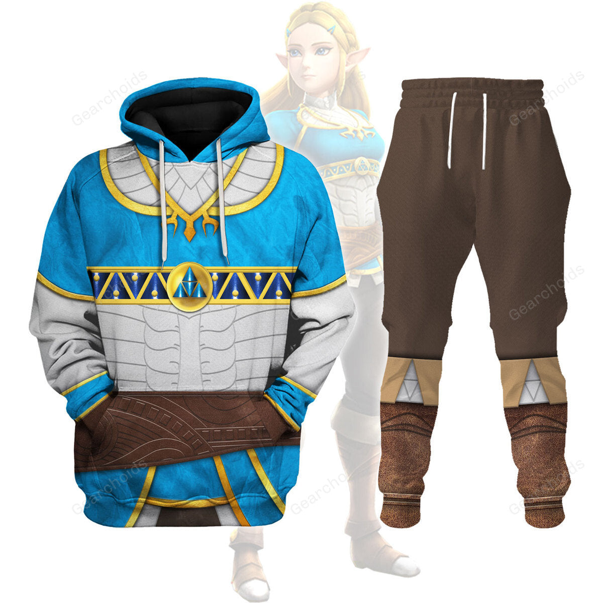 Princess Zelda Attire Hoodie Sweatshirt Sweatpants ZDHS05